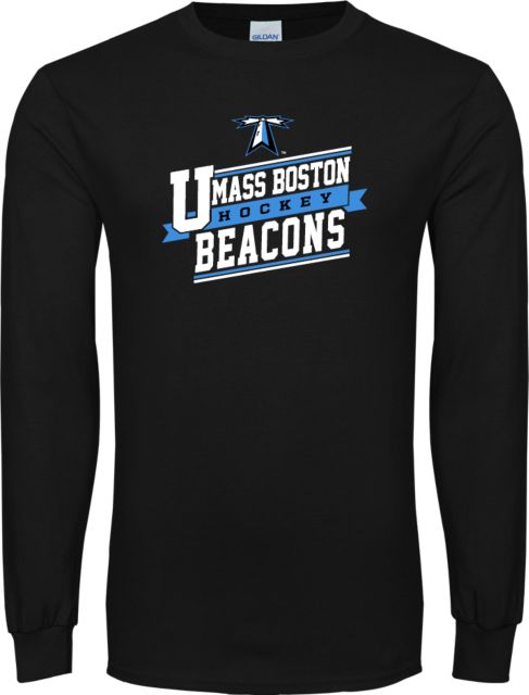UMass Boston Long Sleeve T-Shirt UMass Boston Beacons Hockey Slanted - ONLINE ONLY